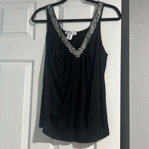 White House Black Market V-Neck - L